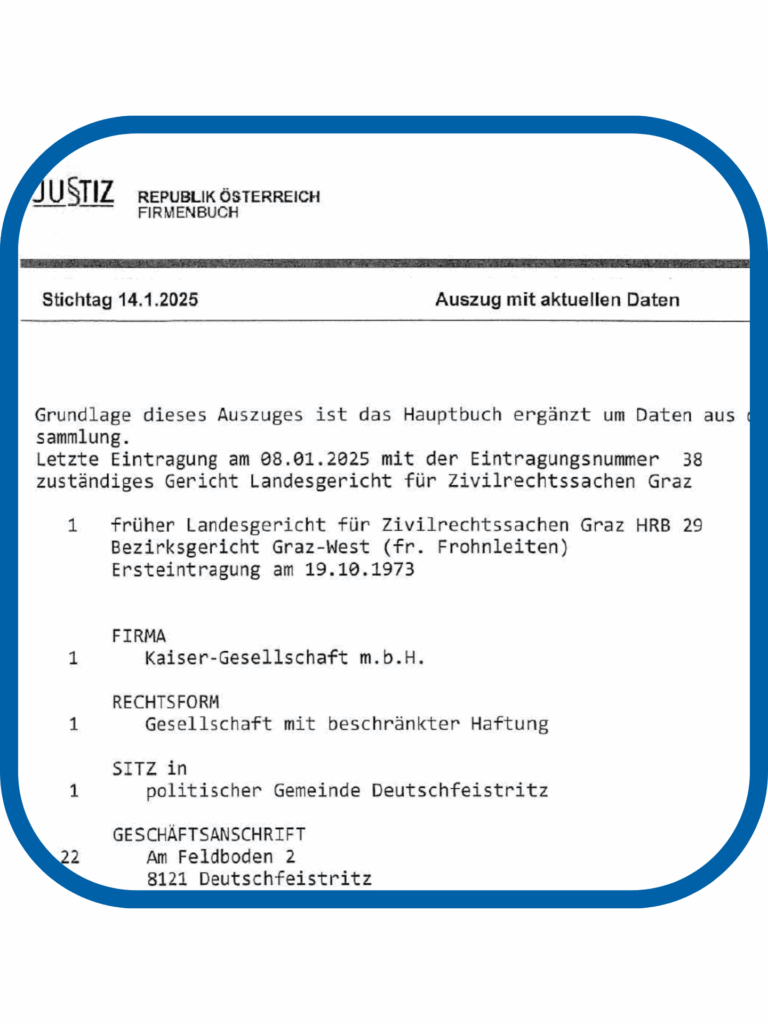 Fa. Kaiser wird eigenständiges österreichisches Unternehmen.